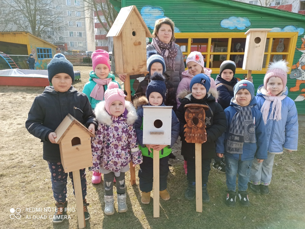 Скворечник-домик для птиц | Центр развития ребёнка — детский сад «Сказка»